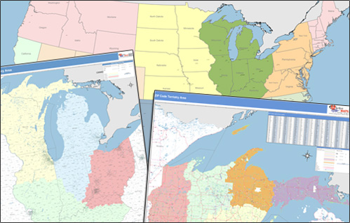 Sales Territory Maps to every level...